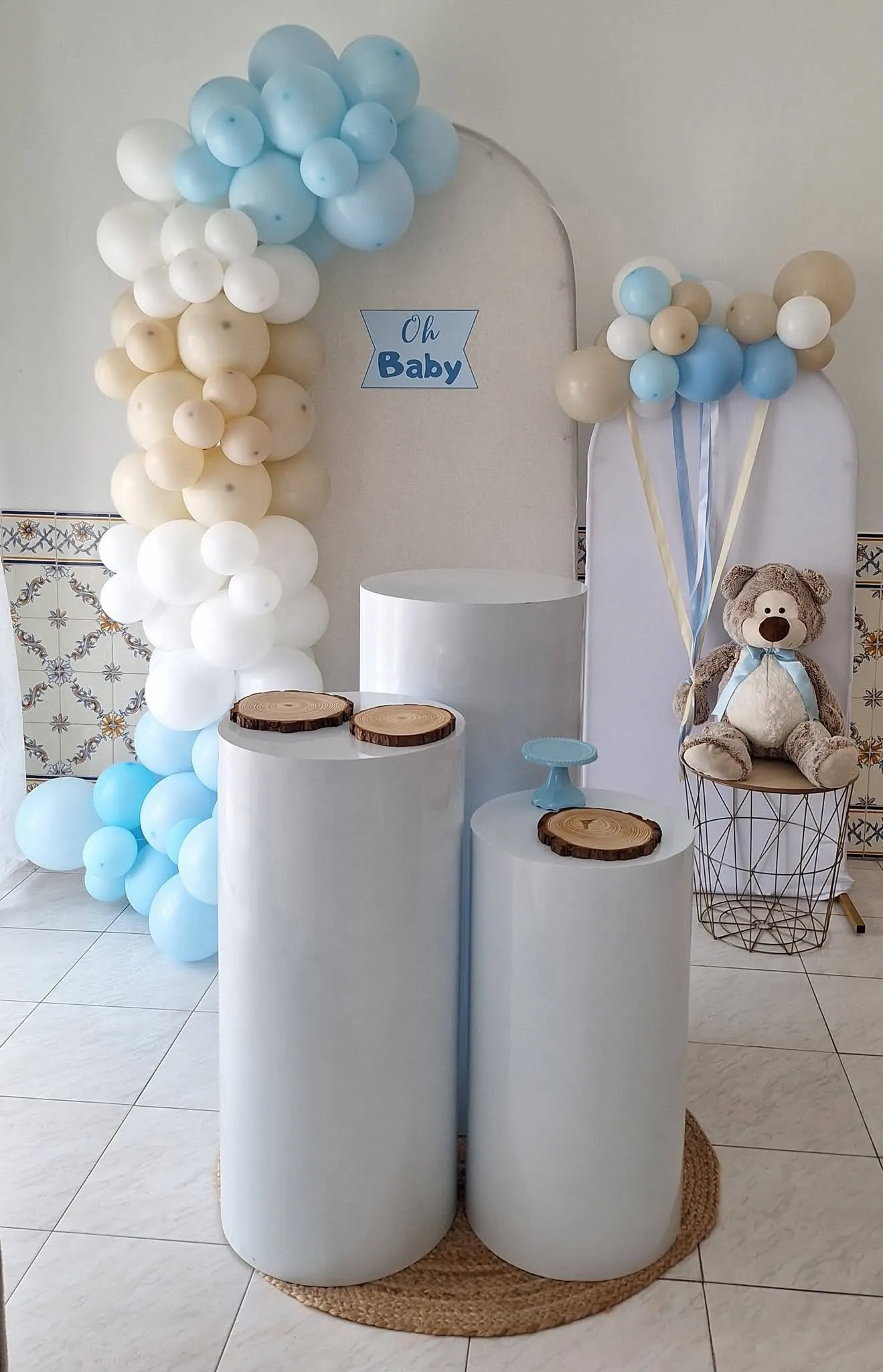 Decoração de baby shower Vida em Festa 2